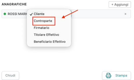 Ruolo anagrafica