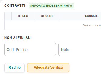 Bottone Adeguata Verifica