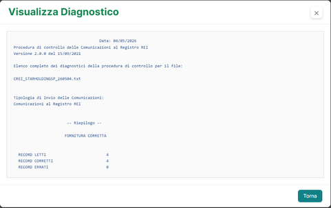 Dettaglio diagnostico