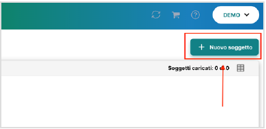 Elenco soggetti — nuovo soggetto