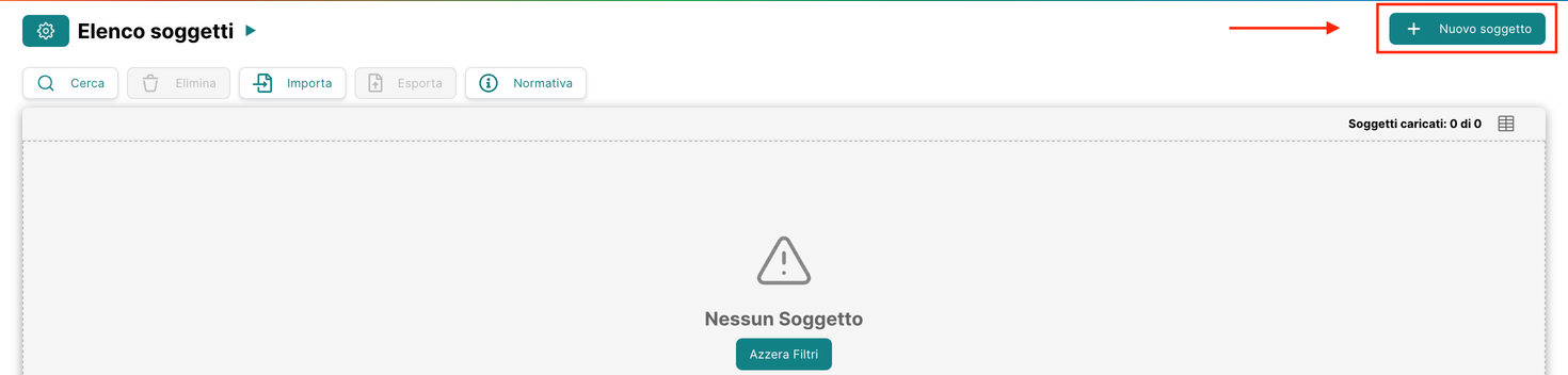 Elenco soggetti — Nuovo soggetto