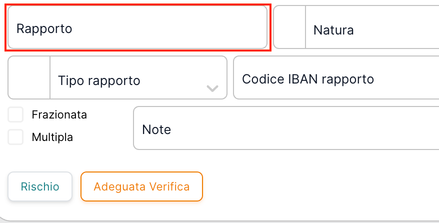 Anagrafica — rapporto