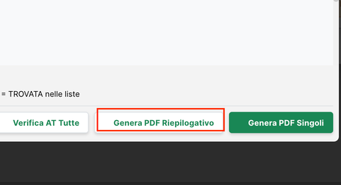 Genera PDF Riepilogativo o Singoli