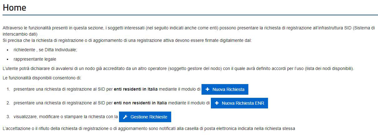 Caricamento del file firmato .p7m sul portale