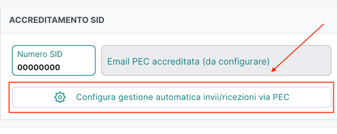 Accreditamento SID &mdash; configura PEC