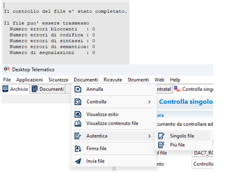 Autentica &mdash; Singolo file