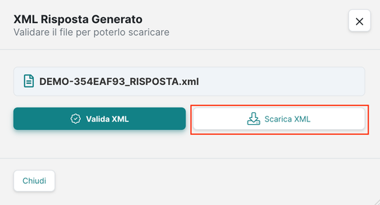 Scarica XML