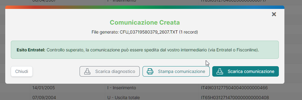 Trasmissioni Entratel Corfù